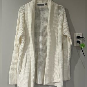 Jason Maxwell Cream Cardigan Sweater Size XL
